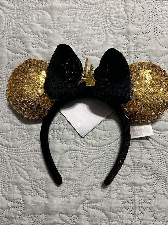 Disney Accessories - Disneyland Paris - Special Edition - Black & Gold Ears with Eiffel Tower